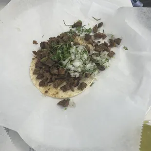 Steak taco