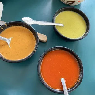 Homemade salsas