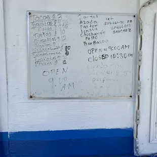 Menu as of 6-16-22