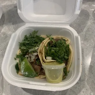 Carne asada tacos