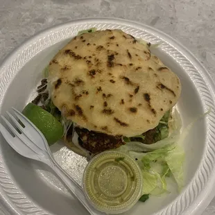Pupusa with pork