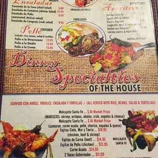 ramen and noodles, menu