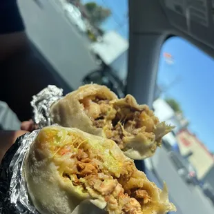 Shrimp/Chicken &amp; Shrimp/Beef Buritto