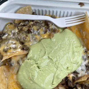 Asada super nachos