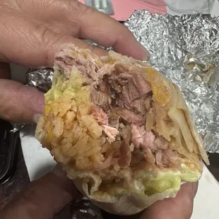 Carnitas ask for sour cream no sour cream carnitas NOT GOOD AT ALL.