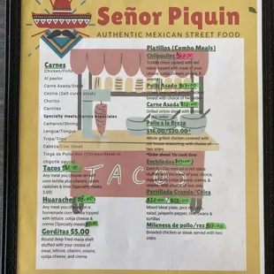 Menu update