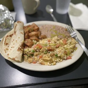 Huevos al a mexicana