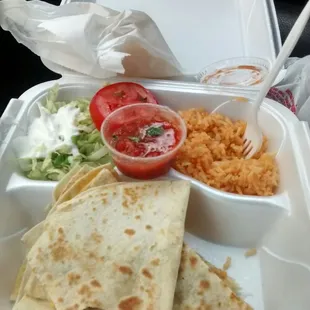 Chicken Quesadilla $5