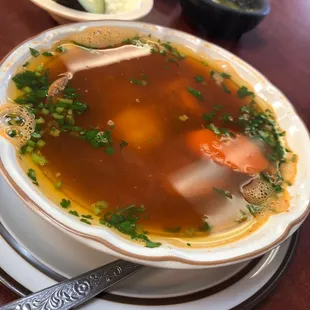 Shrimp soup!