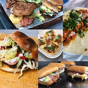 Tacos/tortas/Burger/burritos