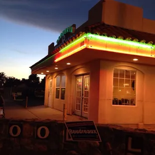 pizza, outside