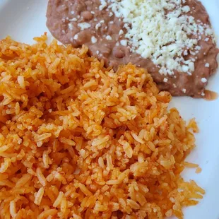 a plate of mexican food