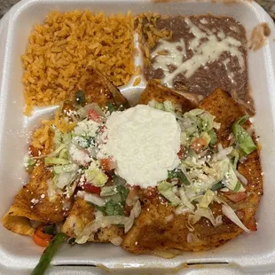 Veggie Enchilada Plate