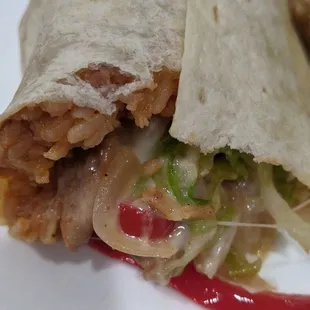 Fish burrito (tilapia)