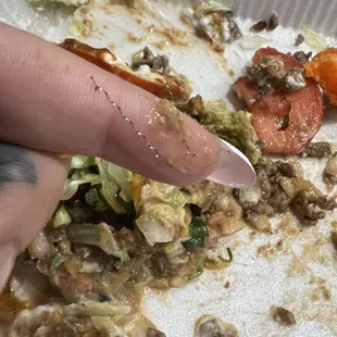 Two Metal coils in my food!