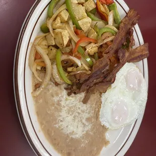 Fajitas a desayuno