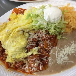 Chilaquiles scrambled eggs