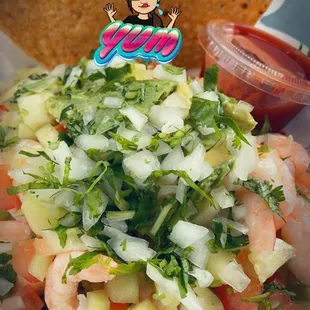 Tostada Camaron