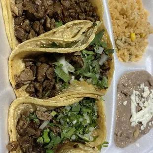 Carne Asada dinner