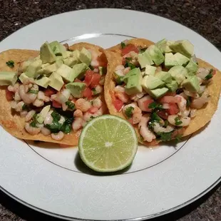 Tostadas de ceviche