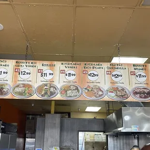 Menu plates