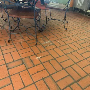 Dirty floor