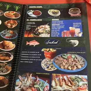 Menu updated