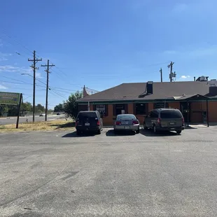 Storefront/parking lot angle