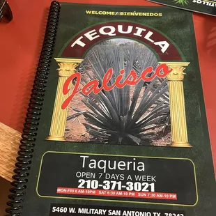 Menu updated