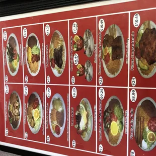 a menu for a mexican restaurant