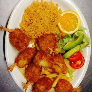 a plate of food