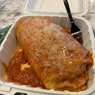 Tequila burrito