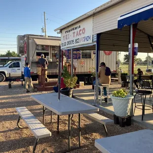 tables and trucks