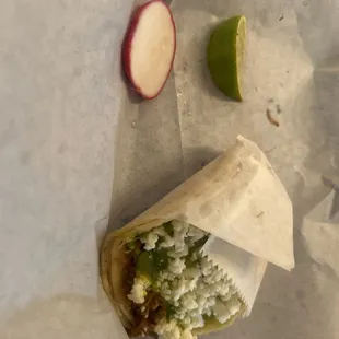 Carnitas Tijuana style taco