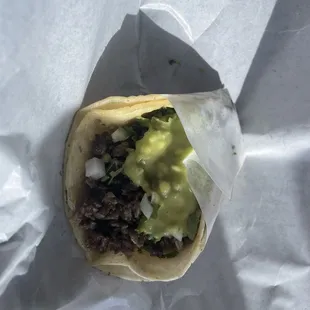 Asada taco