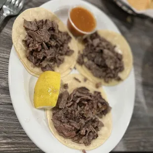 Carne asada tacos