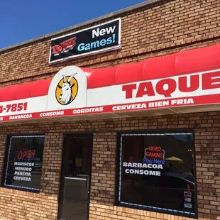 the front of a restaurant