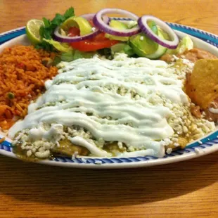 Enchiladas Verdes