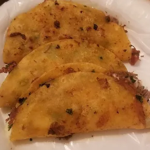 Dry tacos. Used to be juicy