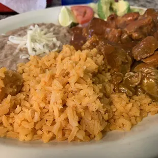 Plato Colorado.  The meat was tender and the sauce amazing.