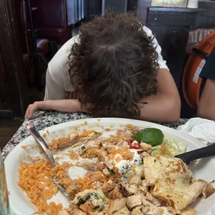 The burrito won!!!!!