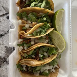 Mix street tacos