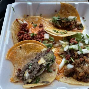 Did not finish any of it because the tortilla was soaked in grease