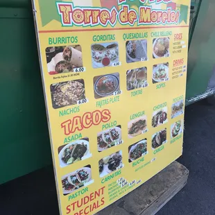 They have the braver options like lengua and cabeza as well as standard options.