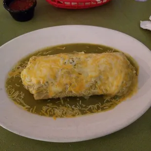 Carnitas with chile verde.