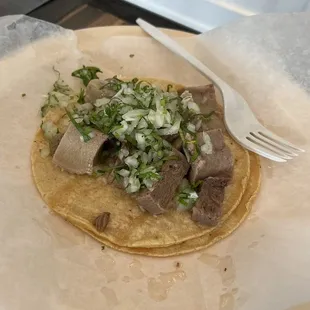 Lengua taco - Muy tenderoso!!