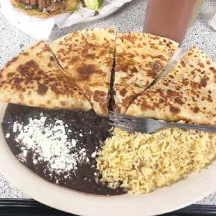 Carne asada quesadilla