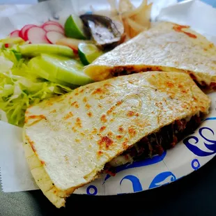 Carne asada quesadilla