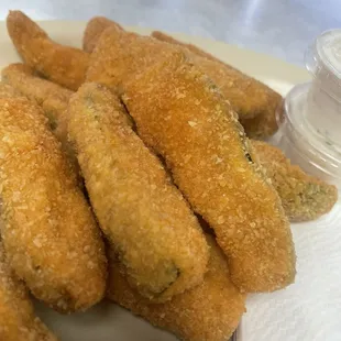 Large Deep fried zucchini