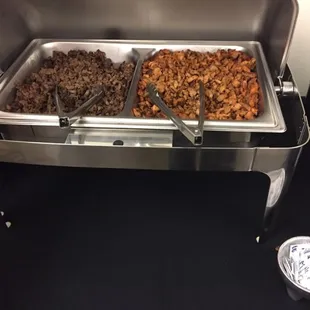 Asada (steak) and chicken
